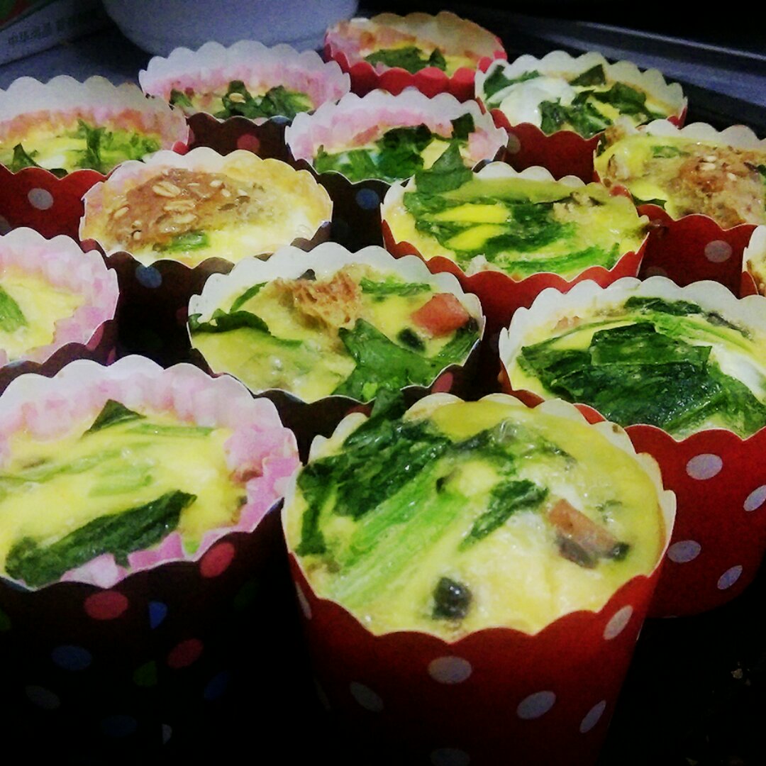 早餐鸡蛋杯cupcake Frittata