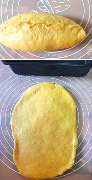南瓜椰蓉风琴面包的做法 步骤7
