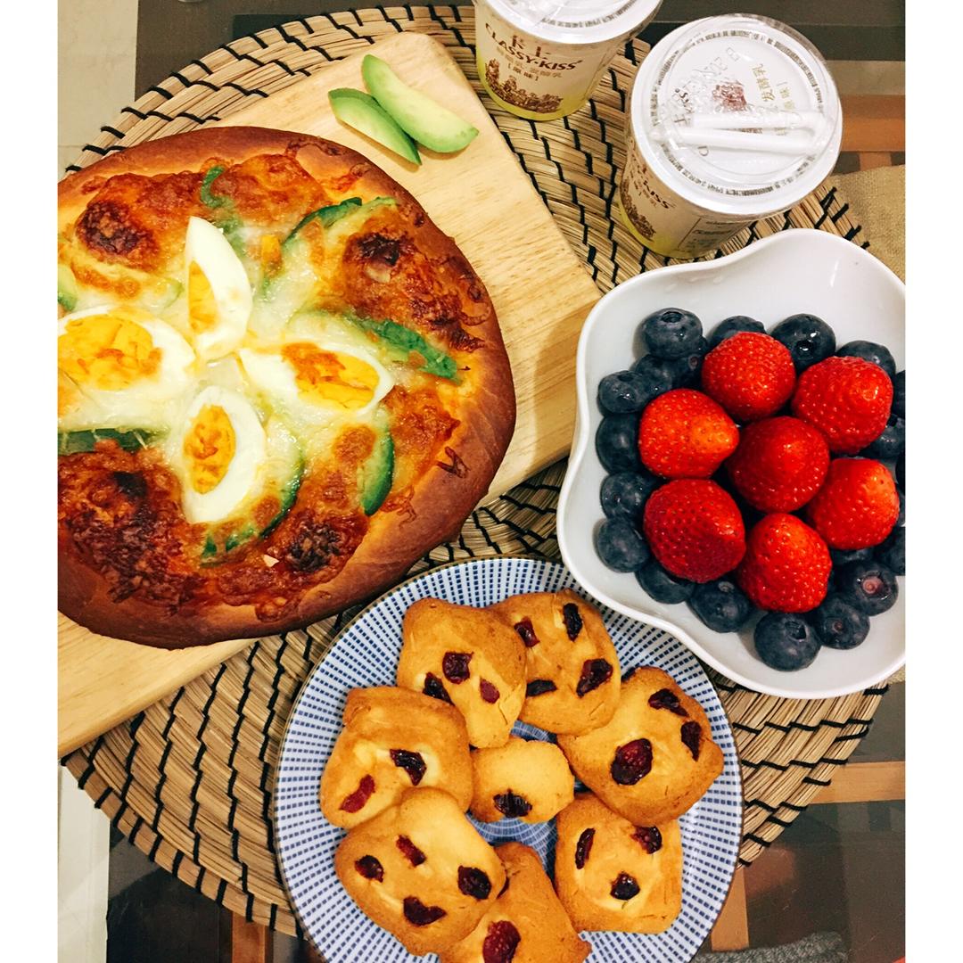 鲜虾培根披萨🍕