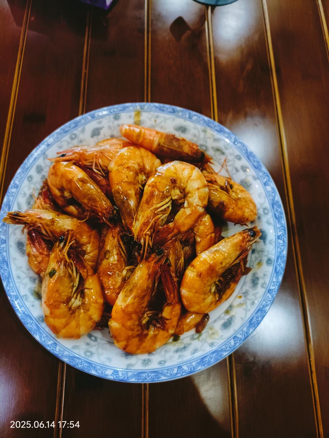 家庭版油焖大虾