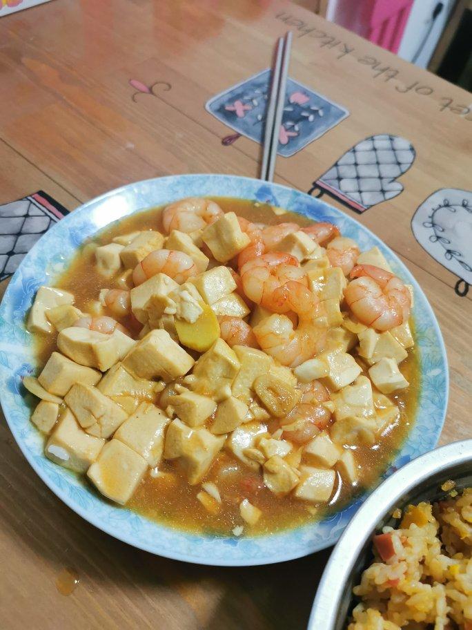 虾仁豆腐