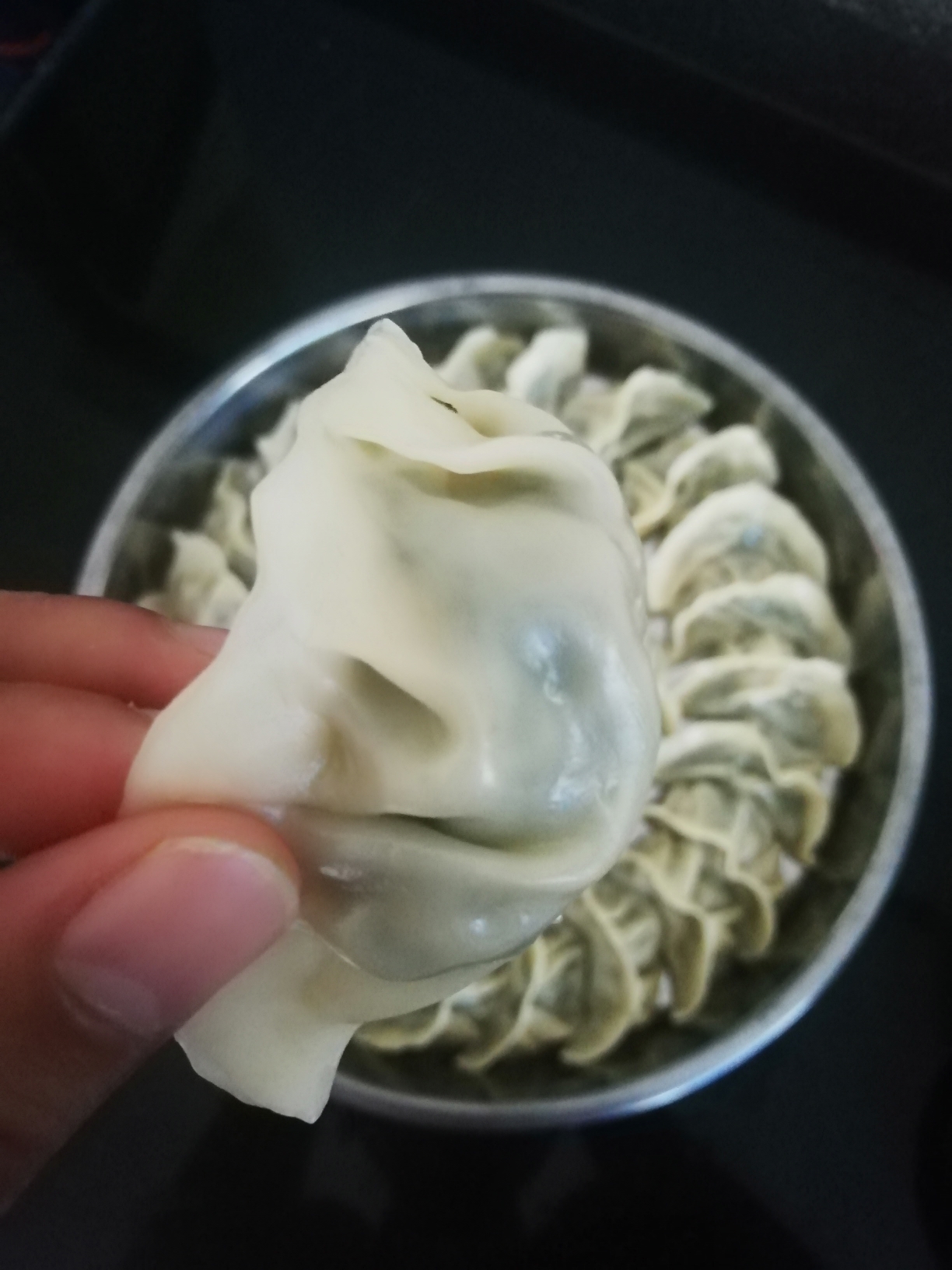 美味的韭菜饺子