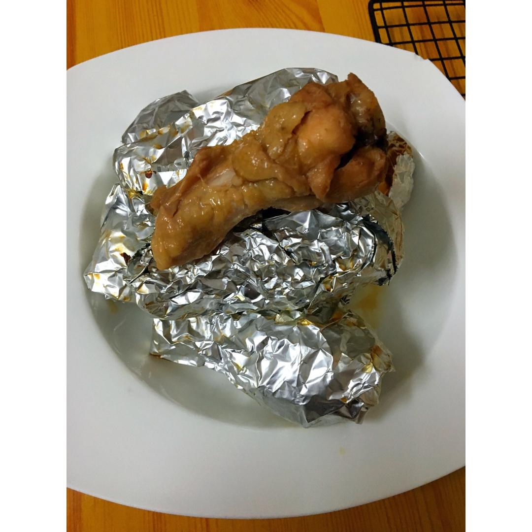简便锡纸烤鸡翅