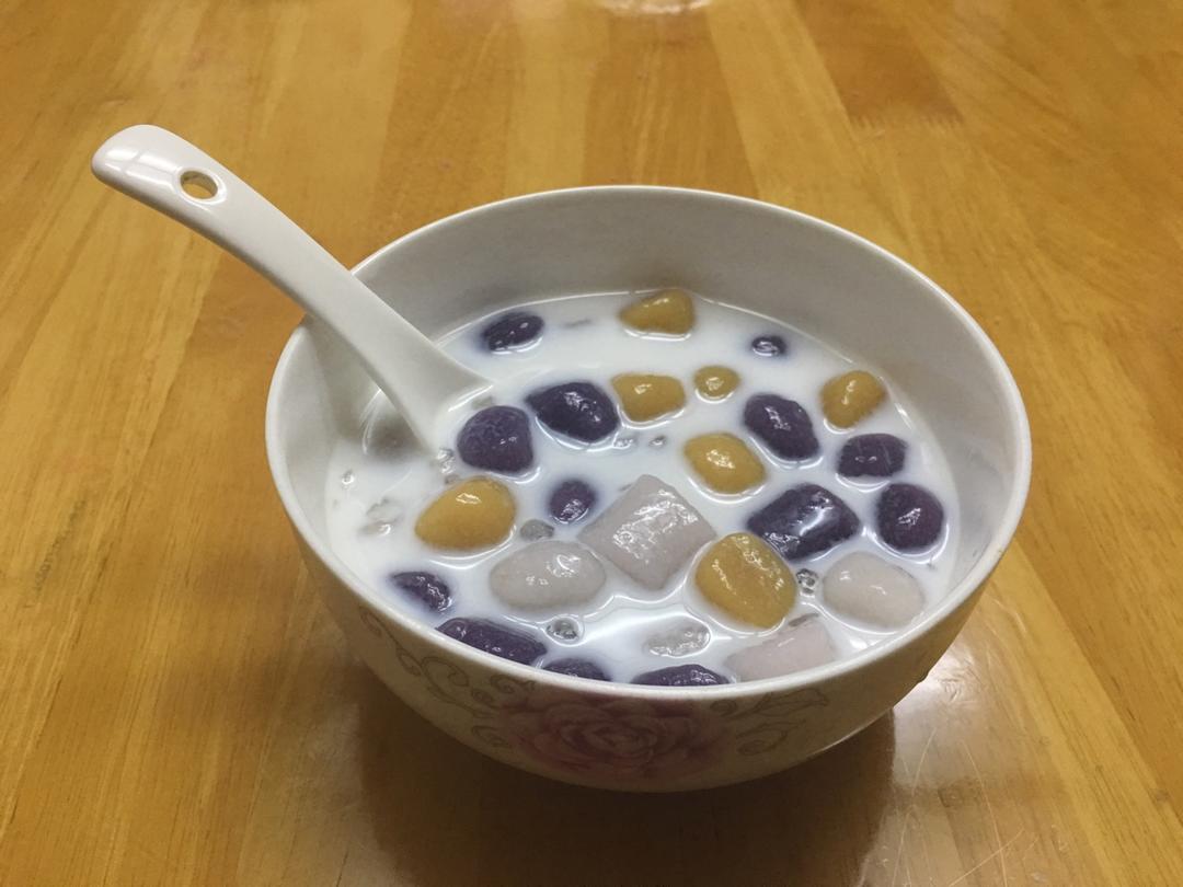 满足你的偷学欲望，“鲜芋仙”的三色芋圆在家也能轻松搞定！——三色芋圆