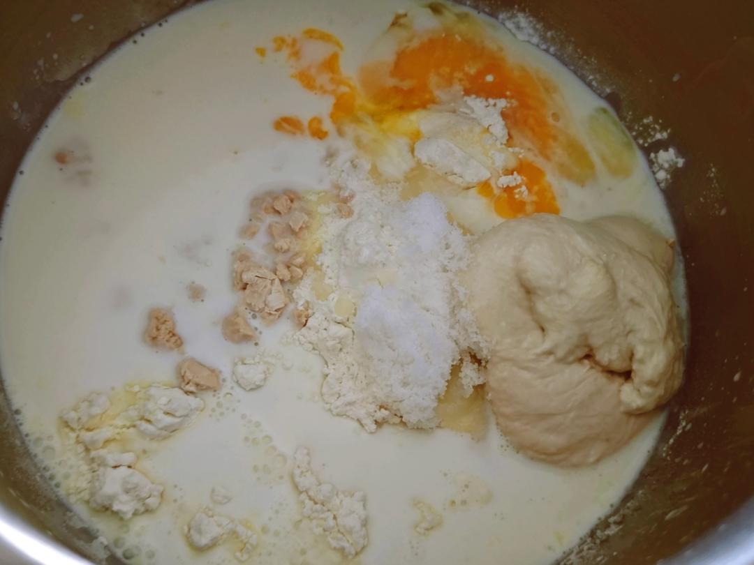 纯奶手撕吐司的做法 步骤1