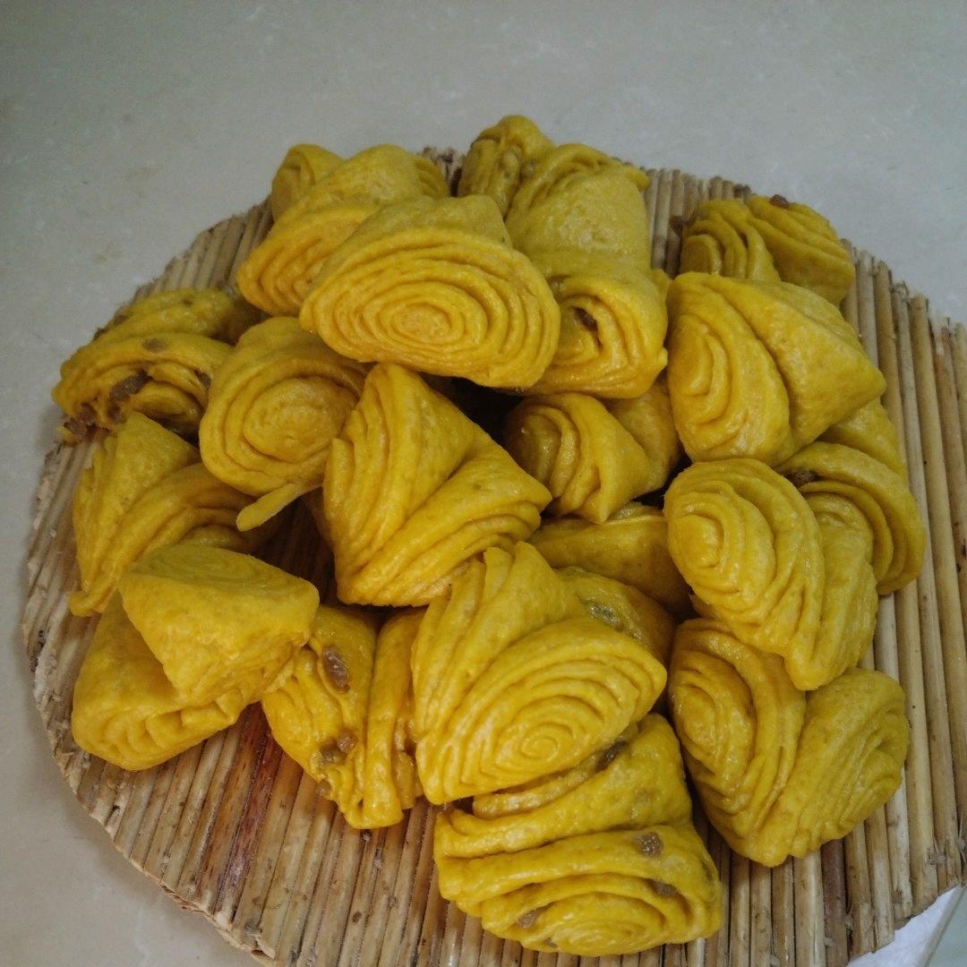 花纹清晰‼️不加水和糖  一样松软香甜的南瓜花卷   新手一样轻松搞定【超详细】