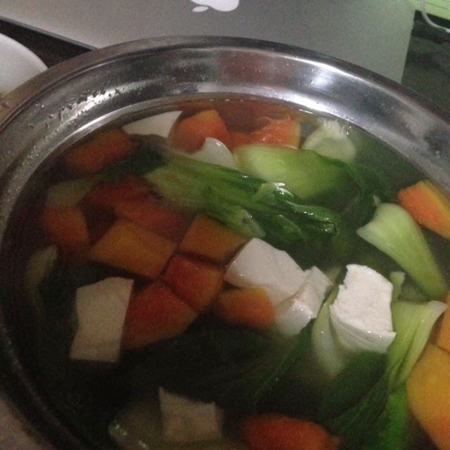 青菜豆腐汤