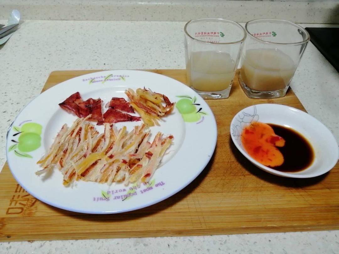 烤箱烤鱿鱼