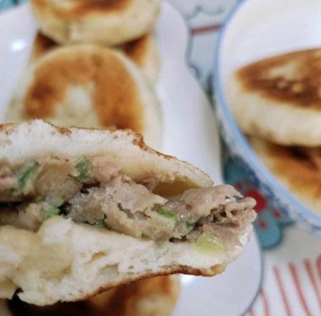 葱肉饼馅心的做法