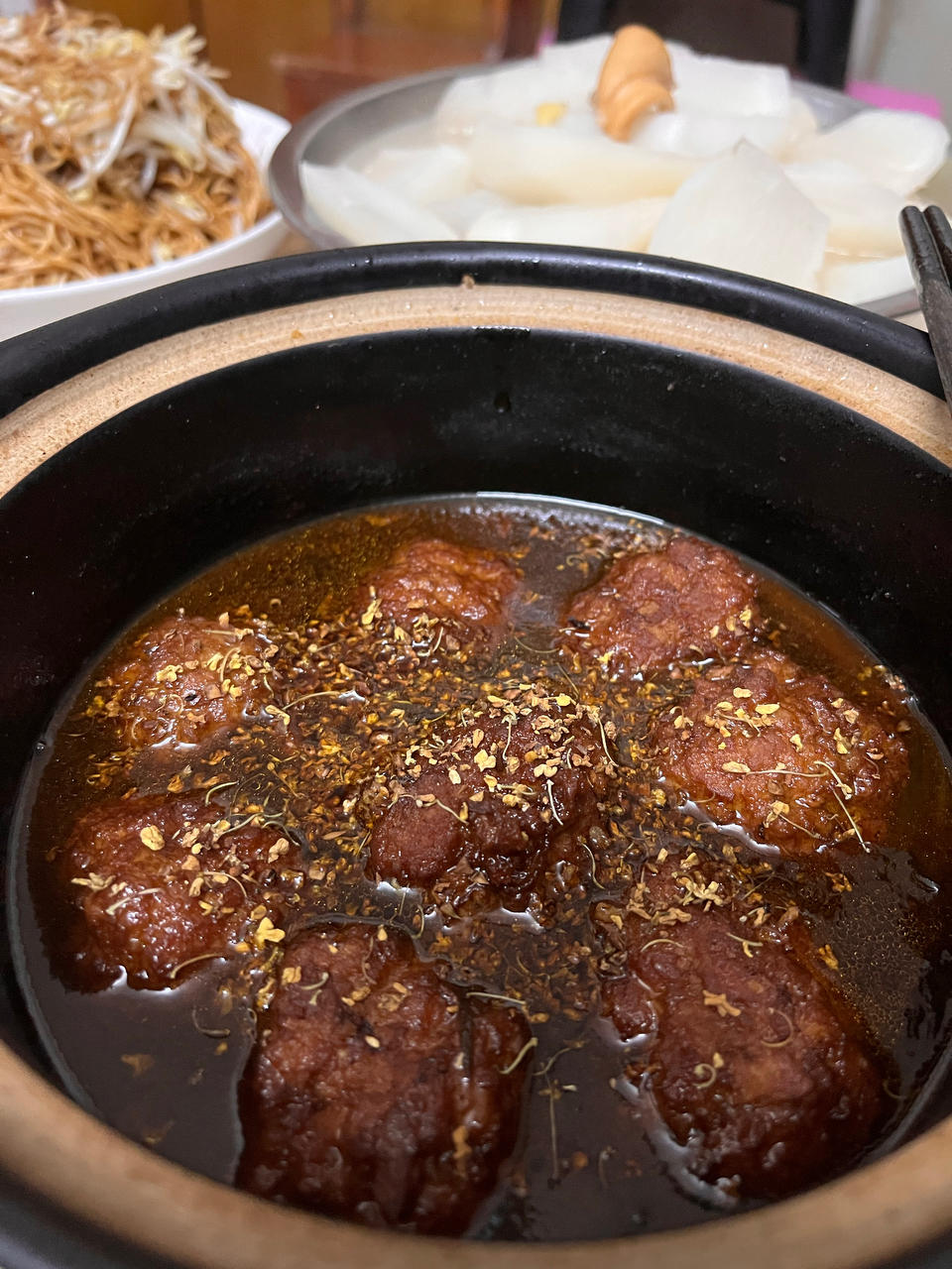 简单的红烧狮子头～拌饭太香了