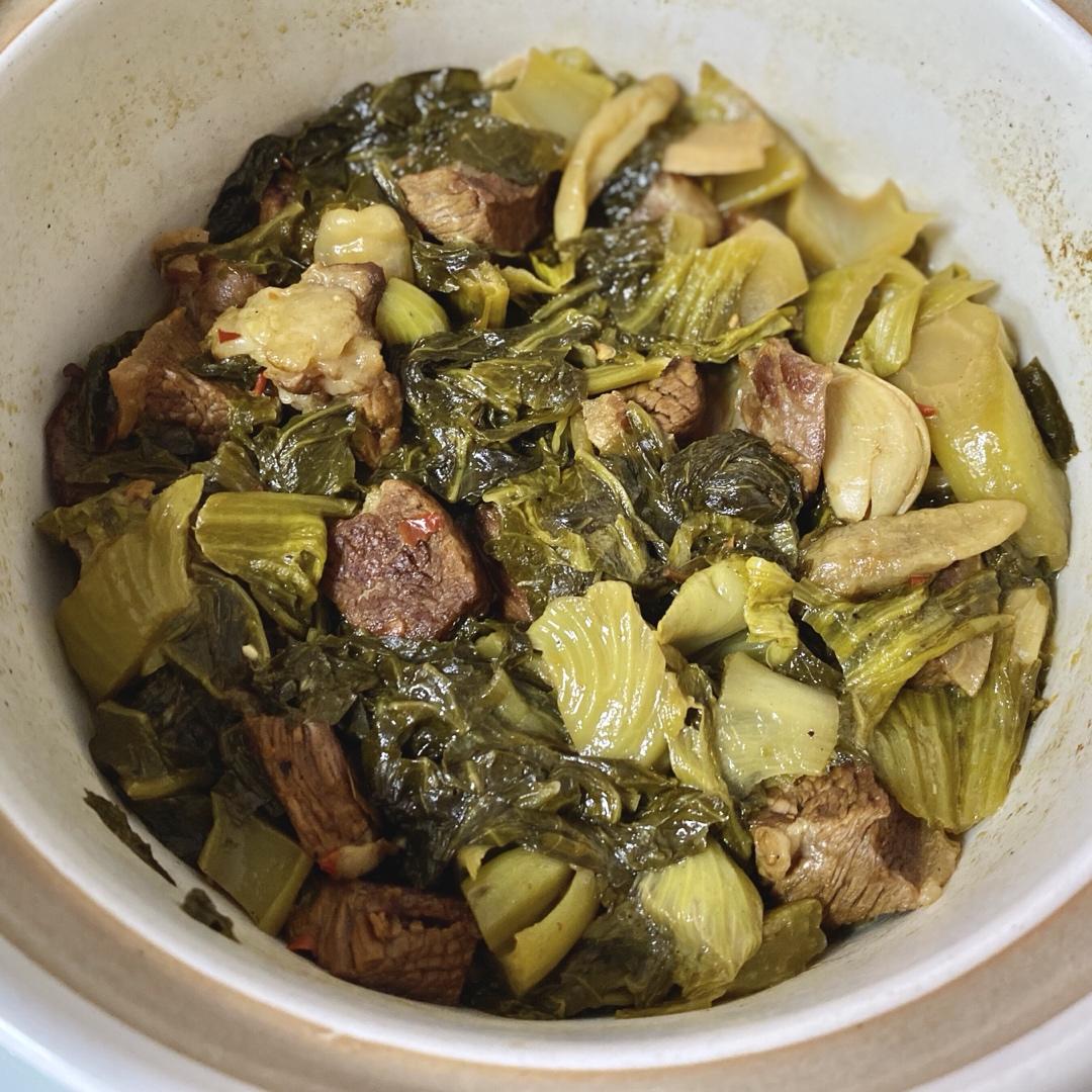 酸菜牛肉
