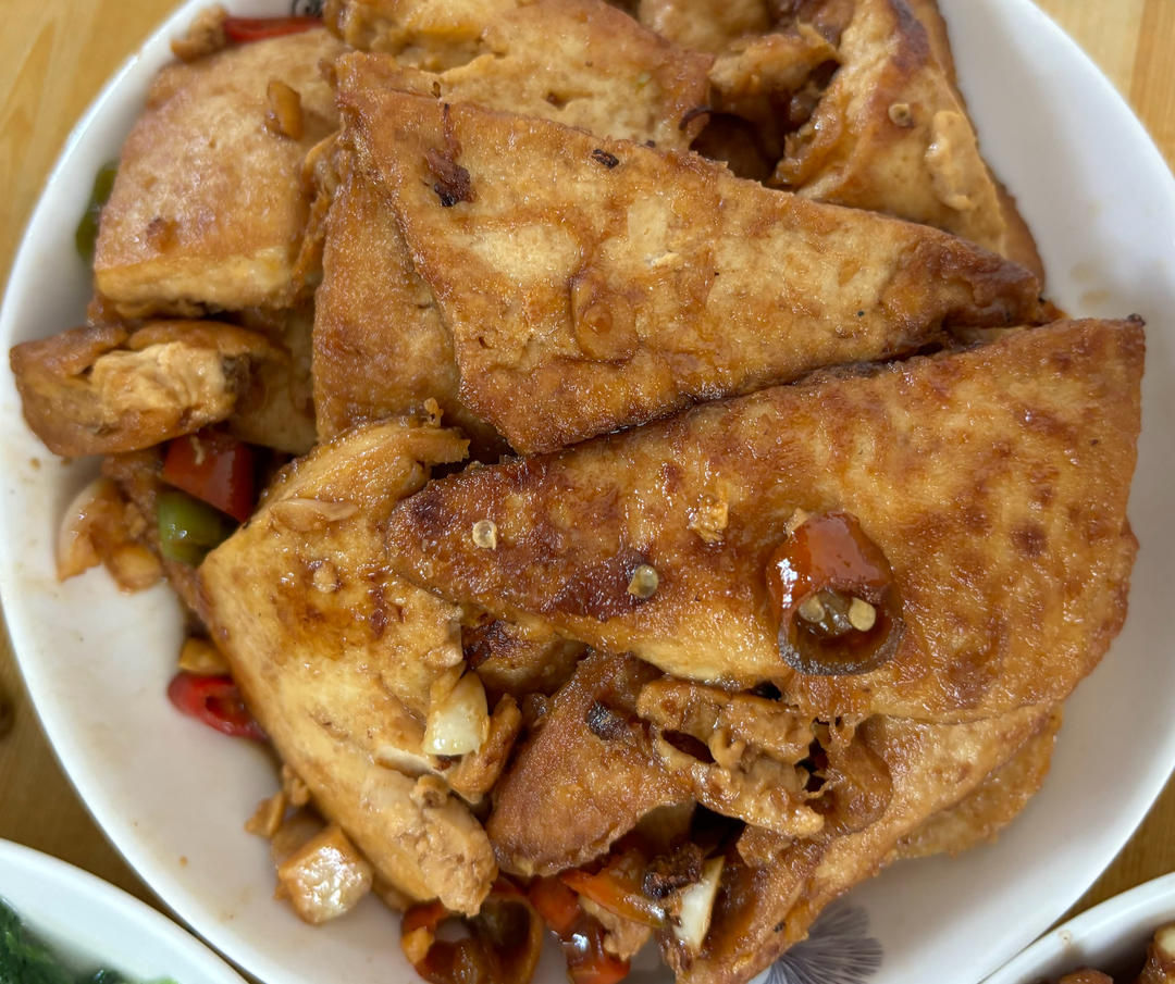 无敌好吃的香煎豆腐