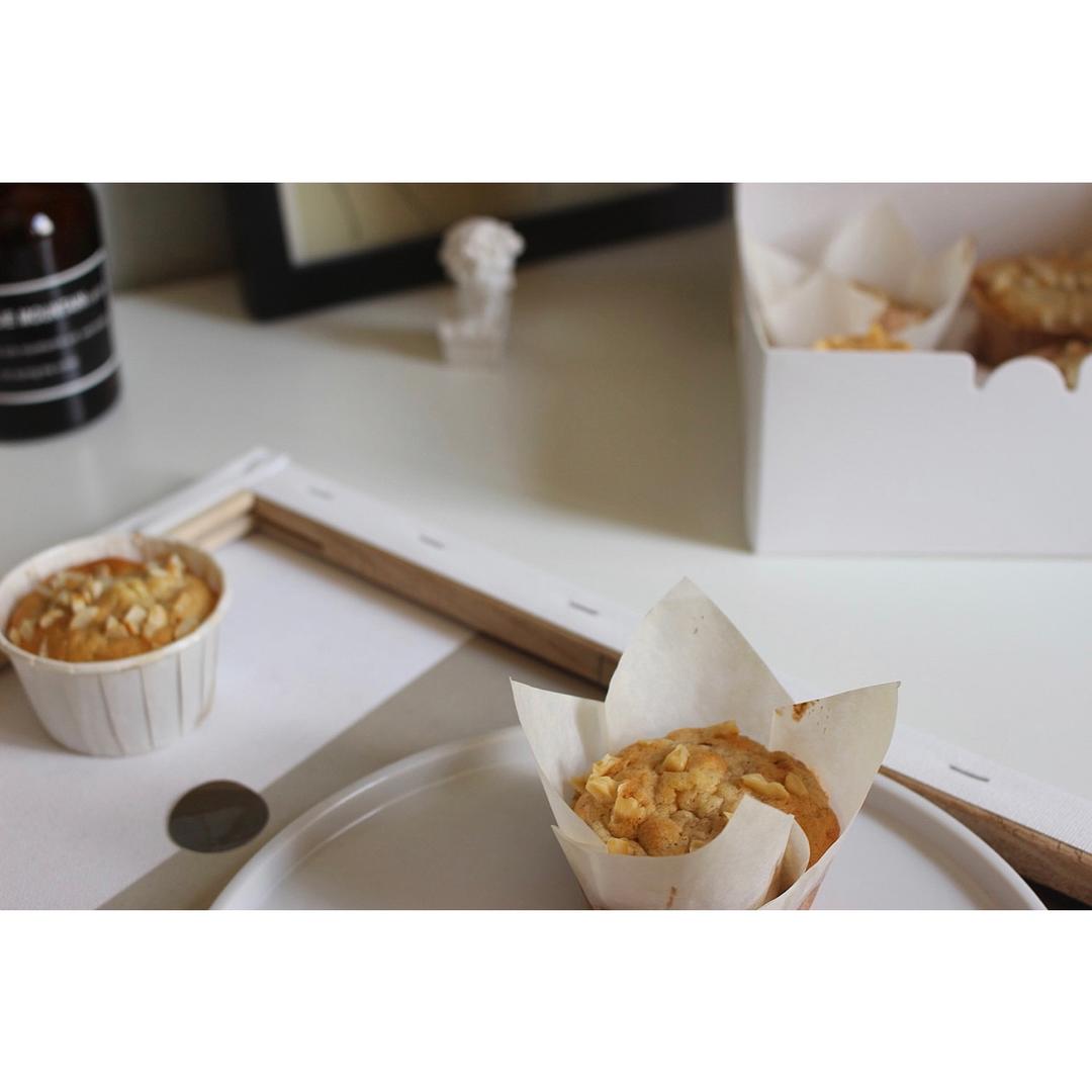 软心乳酪香蕉马芬<Banana Cream Cheese Muffins>