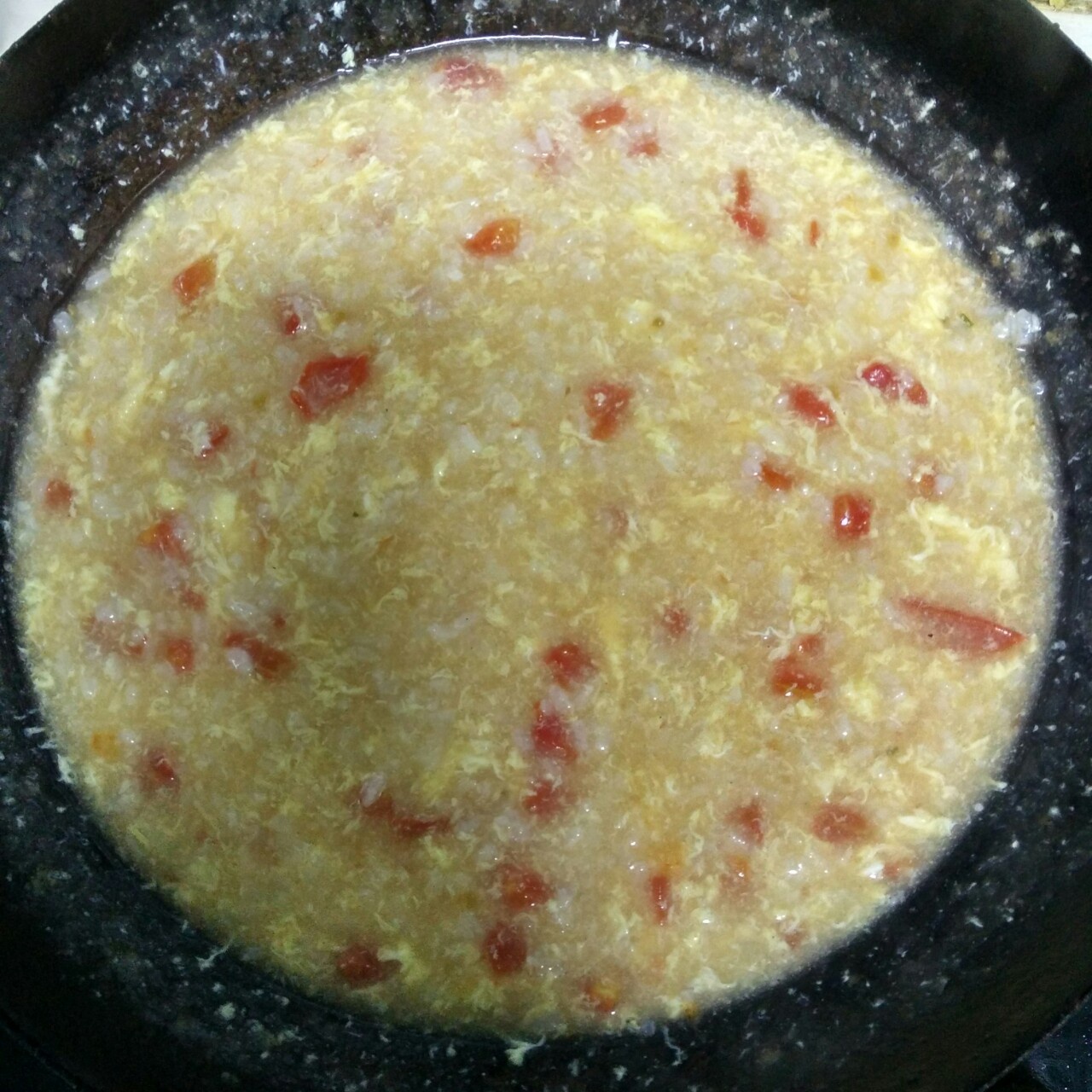 番茄鸡蛋粥