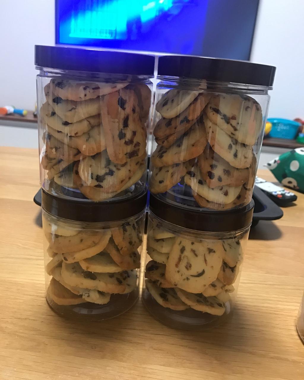 低糖少油版蔓越莓饼干