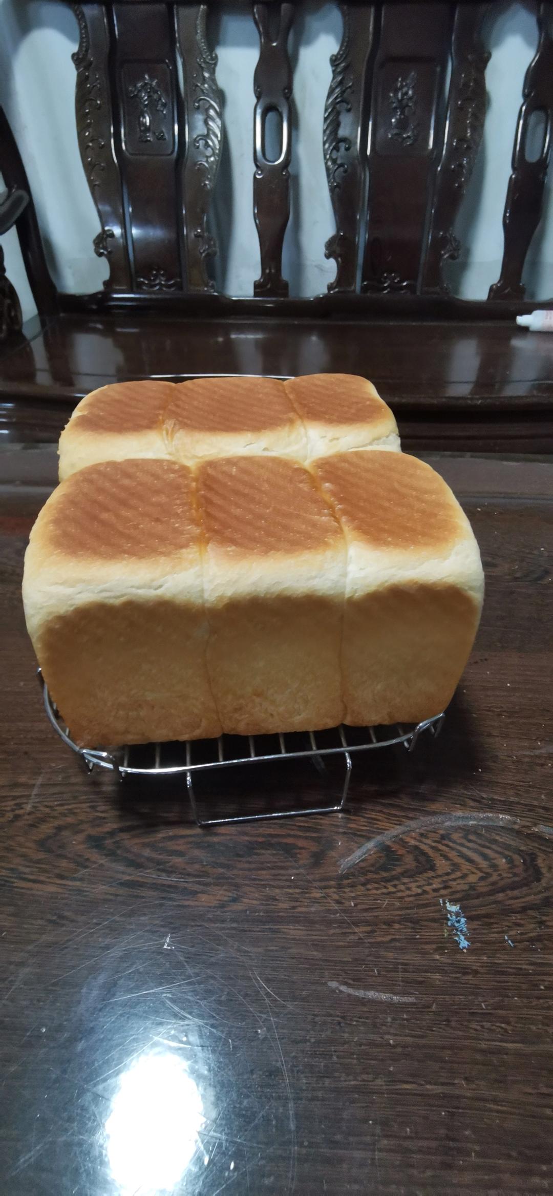 超软拉丝牛奶吐司🍞一次发酵