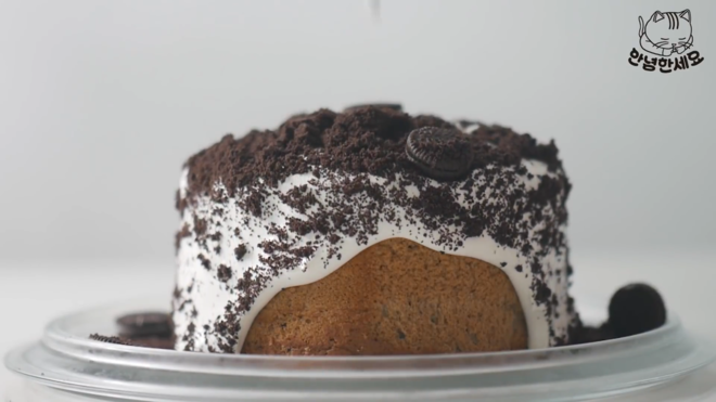 【HANSE】奥利奥芝士奶盖爆浆蛋糕的做法