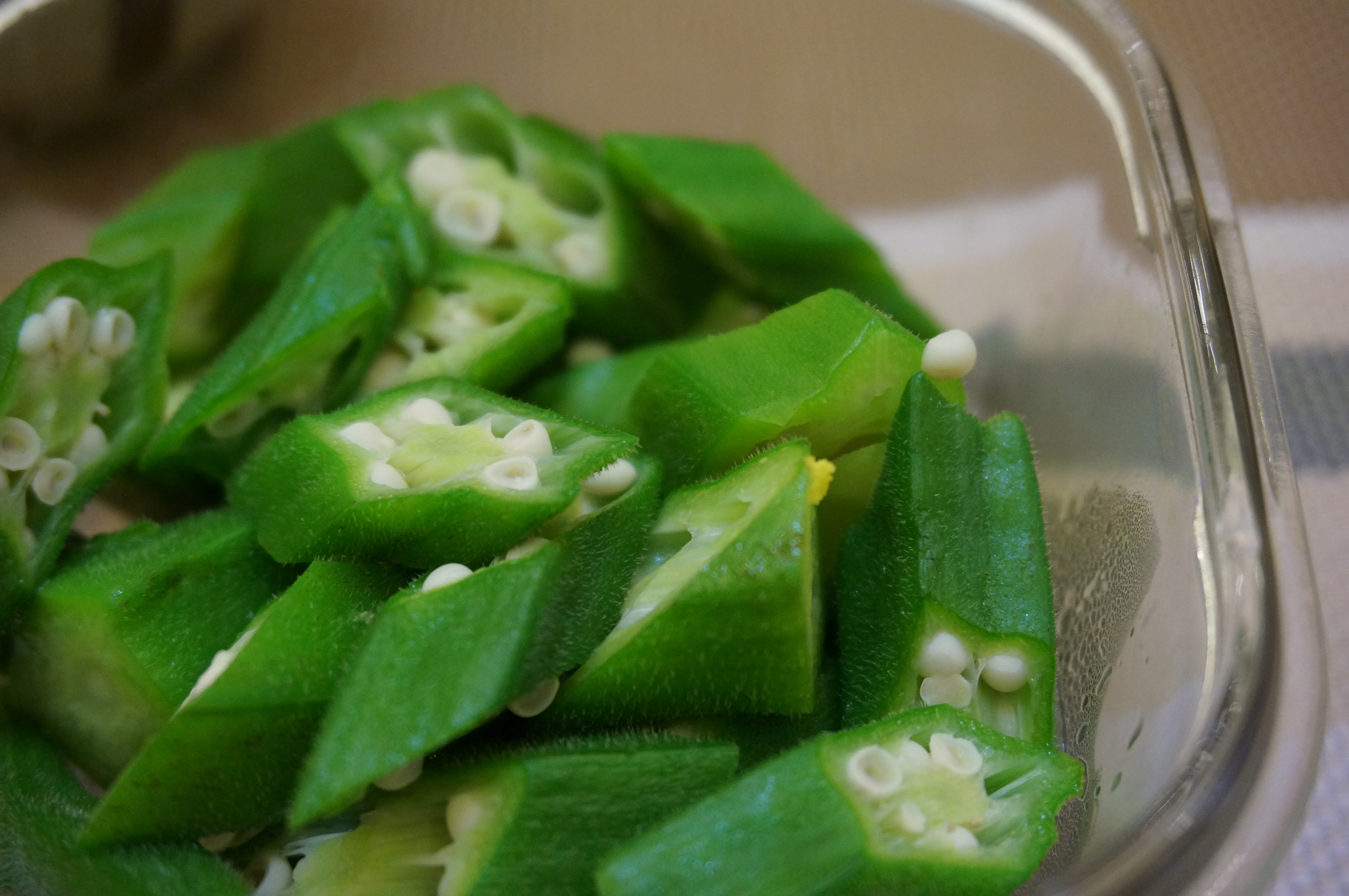 凉拌菜之爽口黄秋葵