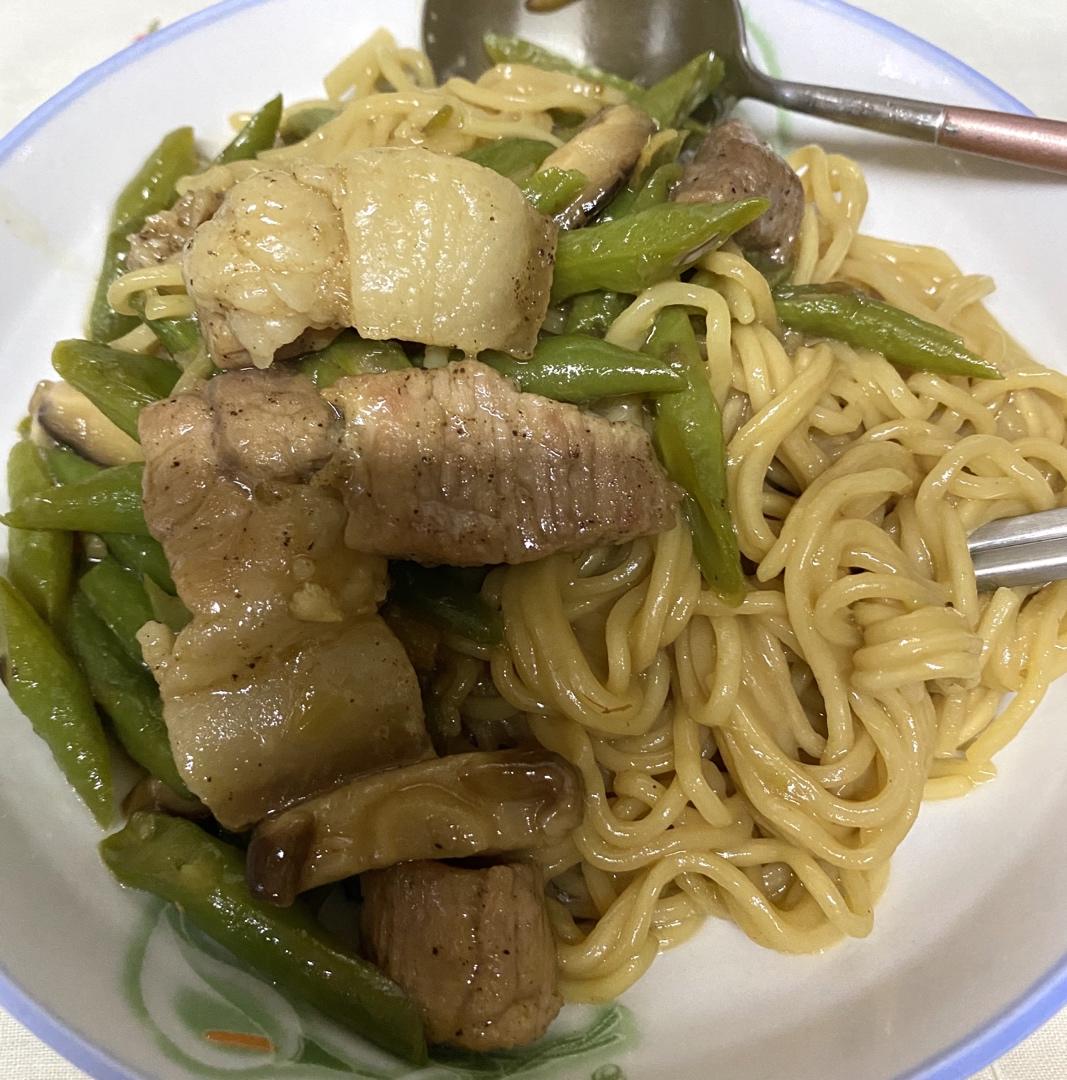 豆角焖面
