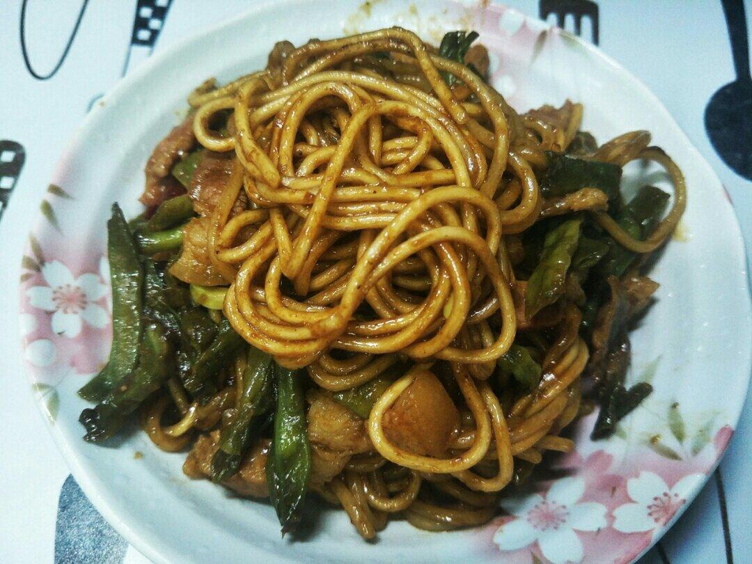 豆角焖面
