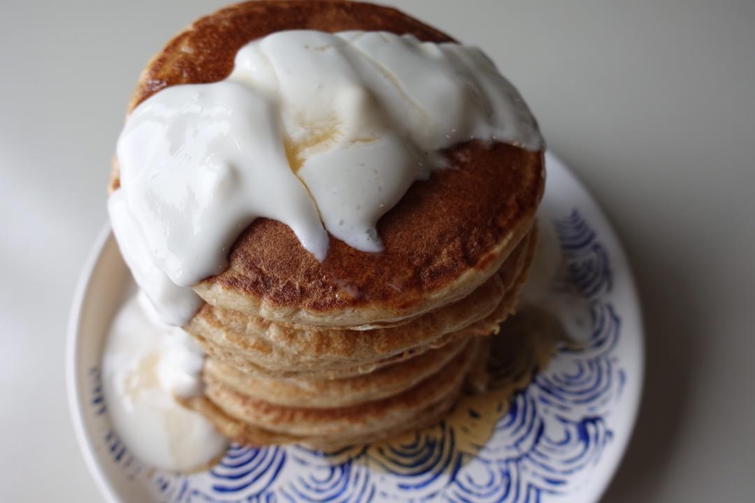 松软奶香柠檬松饼🍋Lemon Ricotta Pancakes的做法 步骤6