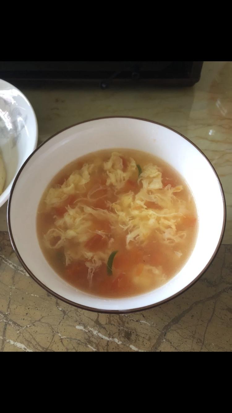 西红柿🍅鸡蛋🥚疙瘩汤