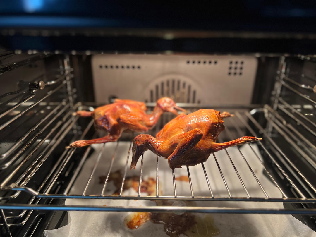 烤箱版脆皮乳鸽