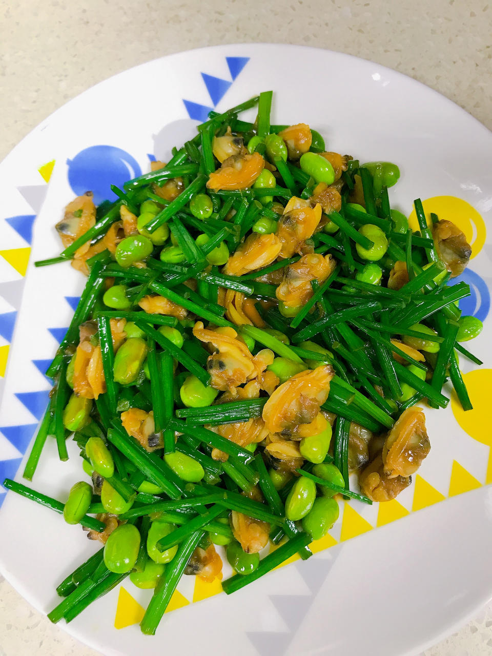 韭菜花炒花甲肉做法