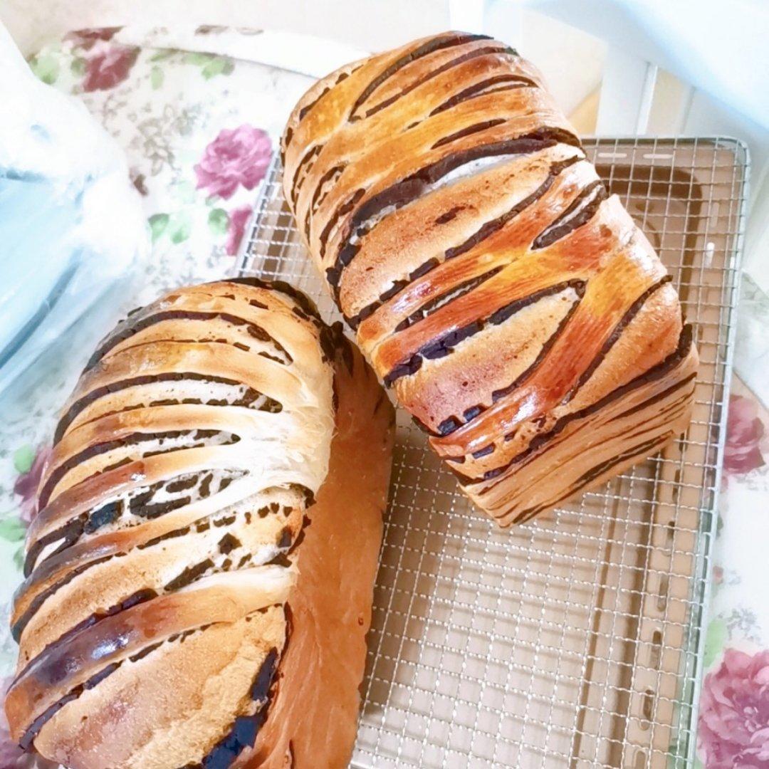 一次成功的豆沙吐司面包