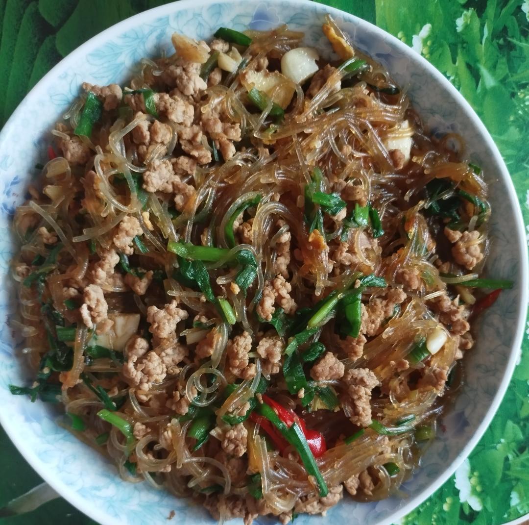 蚂蚁上树(肉末炒粉丝)超下饭‼️十分钟搞定