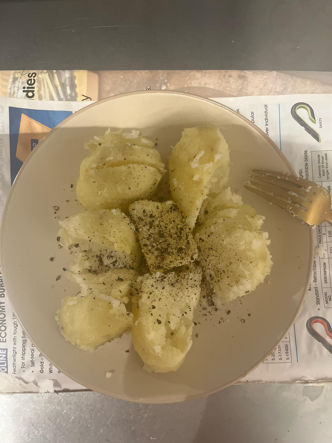 科达·布莱克的超快手烤土豆（微波炉/烤箱）