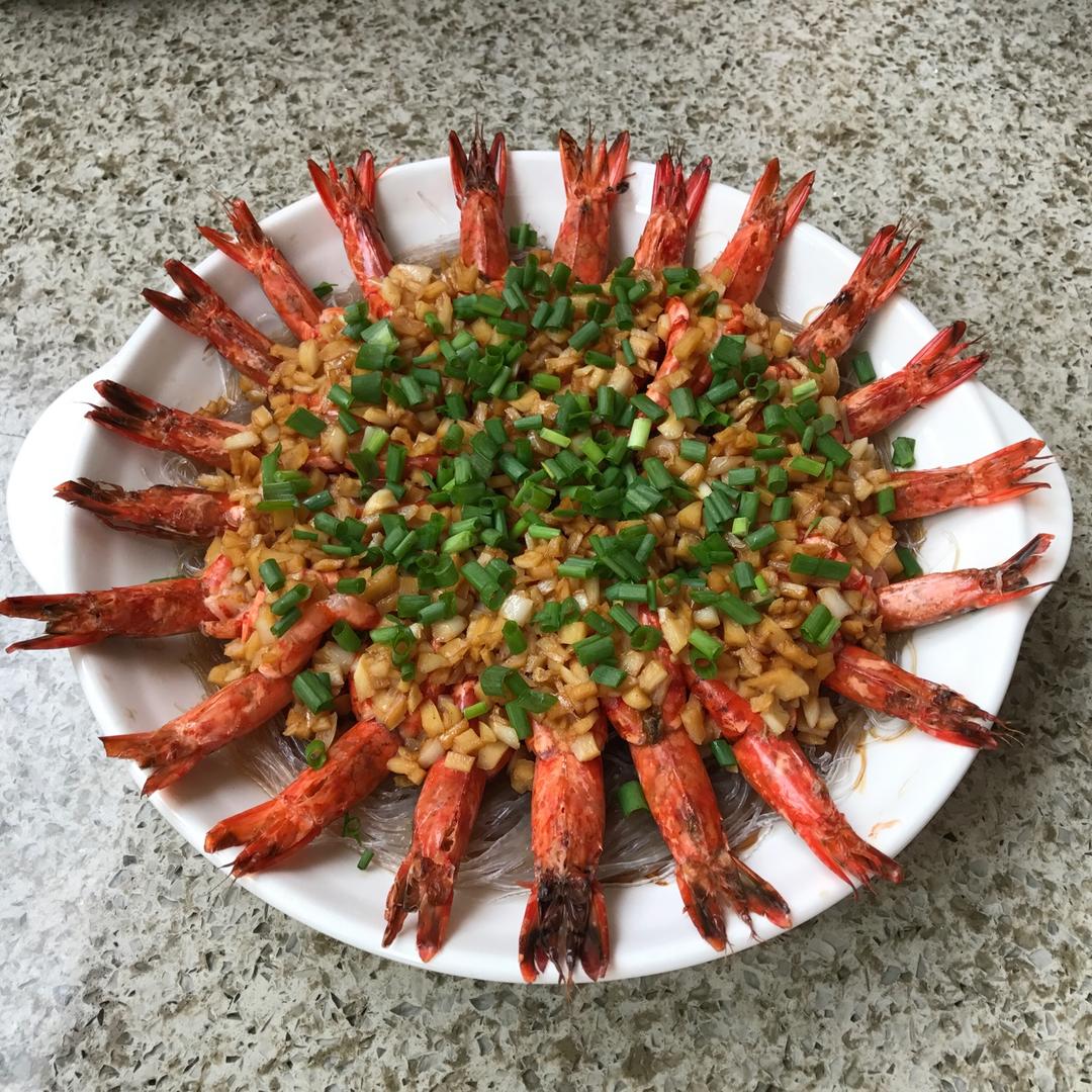 蒜蓉粉丝蒸虾