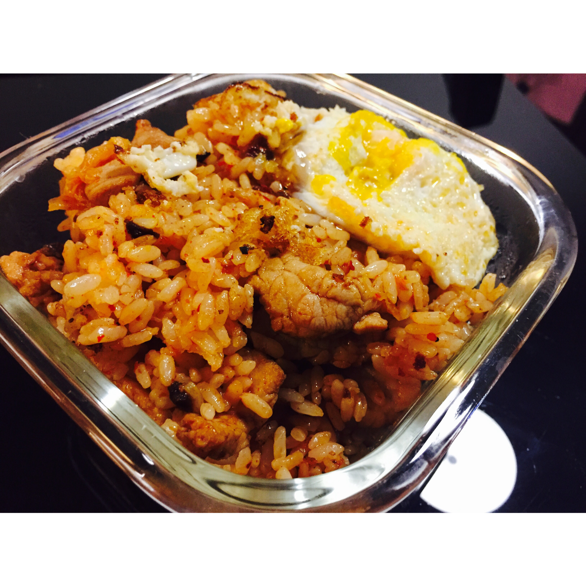 五花肉泡菜炒饭