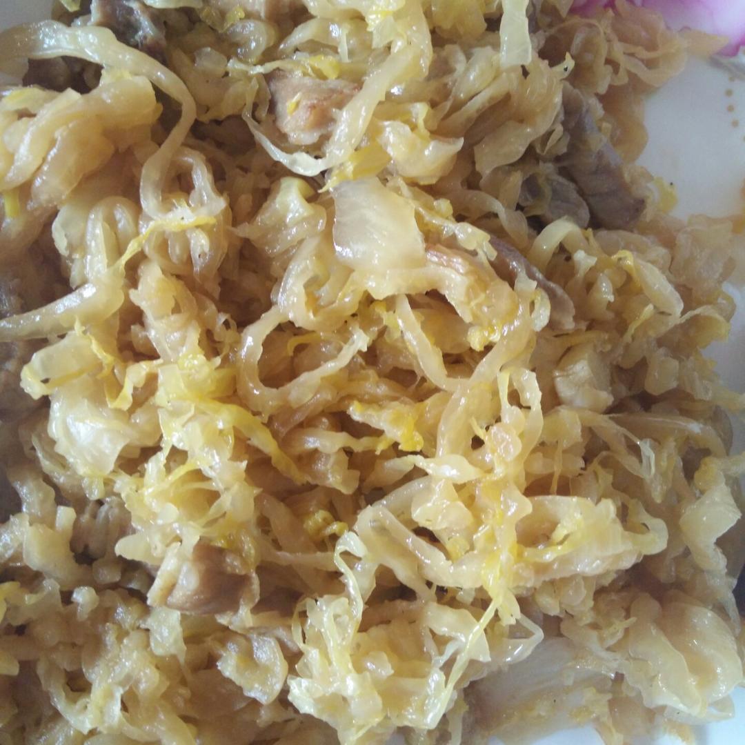 酸菜炒肉丝