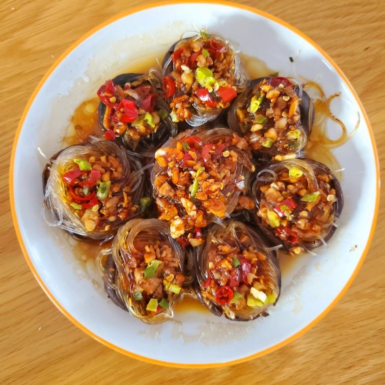 五步粉丝香菇塔
