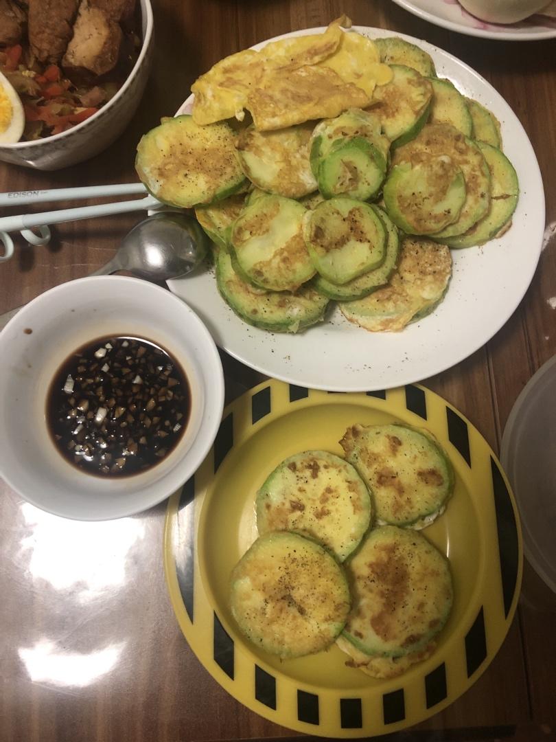 韩国煎西葫芦