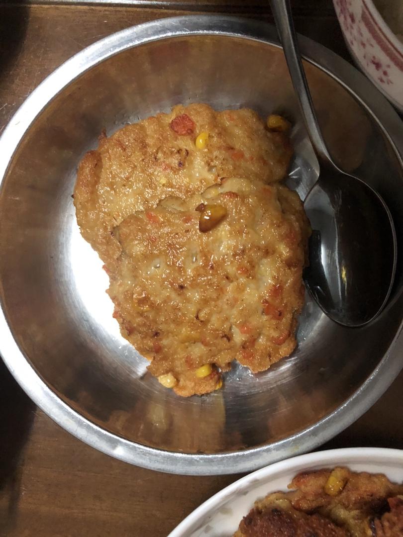 【蔬菜鸡肉饼】