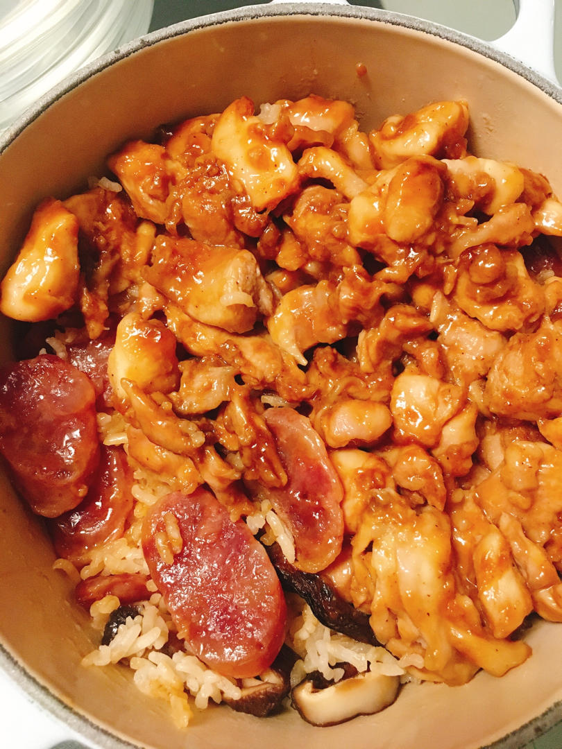 北鼎铸铁锅食谱｜鸡肉煲仔饭