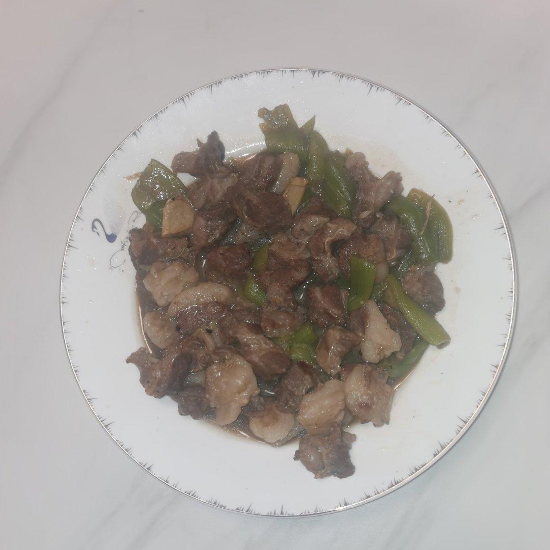 丝瓜炒牛肉