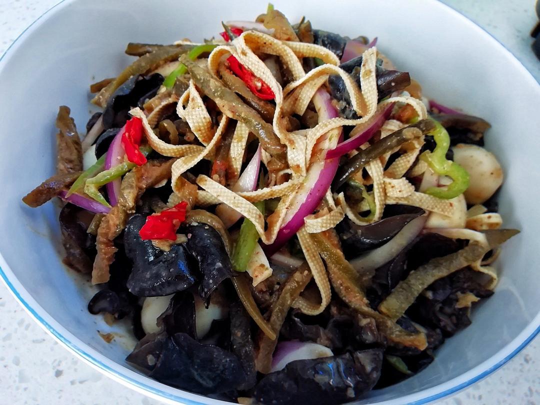 家常可口凉拌菜麻酱豆角