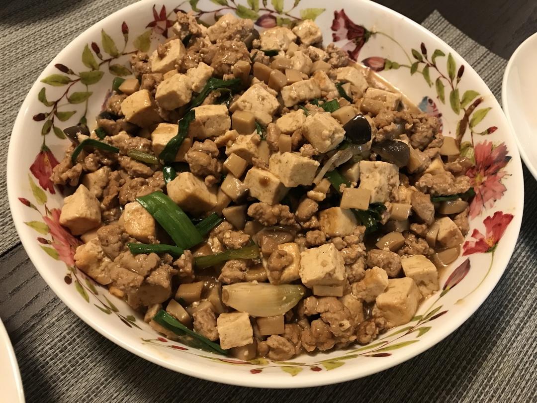 豆腐菇菇肉沫