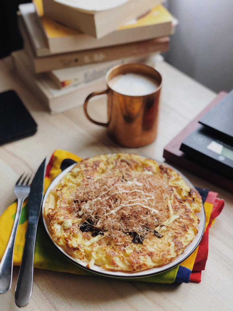 吃不胖的包菜抱蛋（日式家庭大阪烧抱蛋）减肥菜谱第一弹.营养美味.低碳水.降脂减肥.