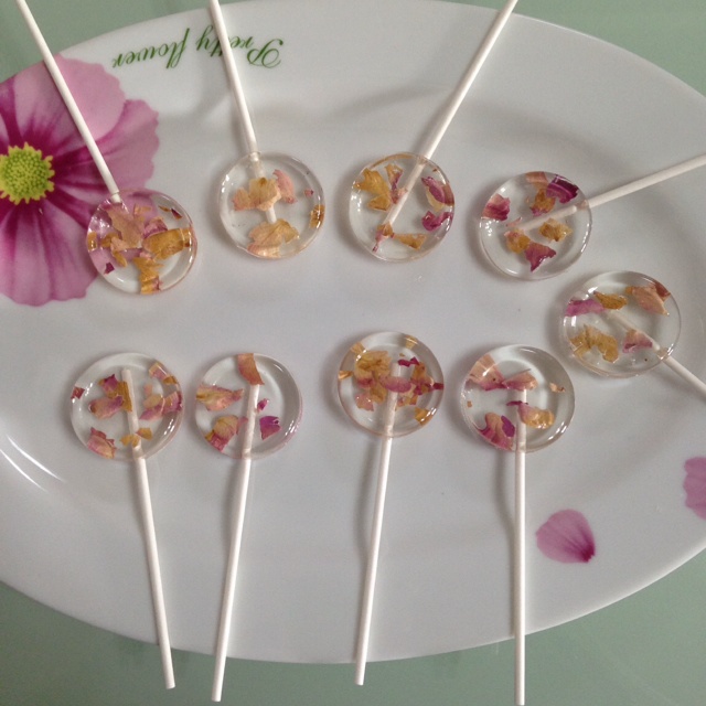 布丁-65做的简易水晶棒棒糖