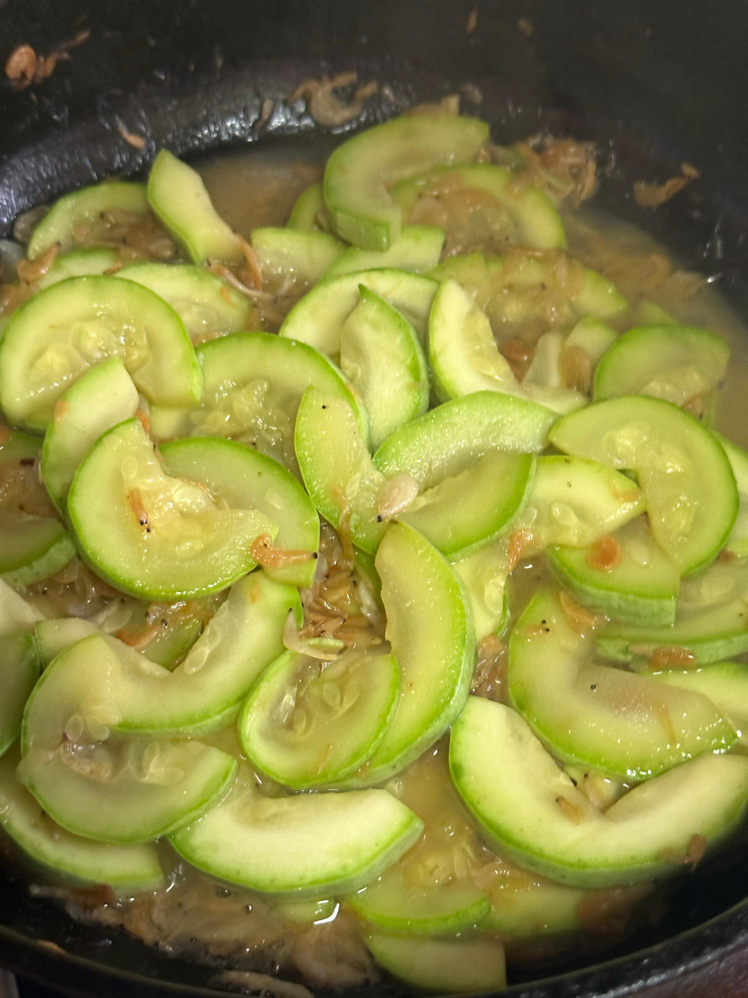 虾皮炝西葫 补钙神器