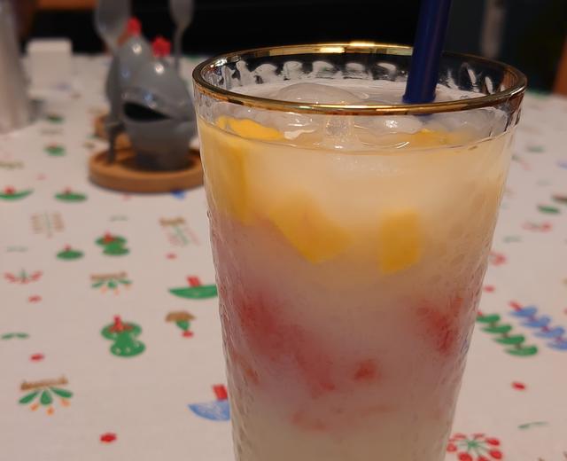 【夏日清新】西柚芒果冰饮的做法