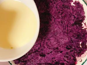 无需烤箱❗️❗️一口爆浆的紫薯西多士的做法 步骤5