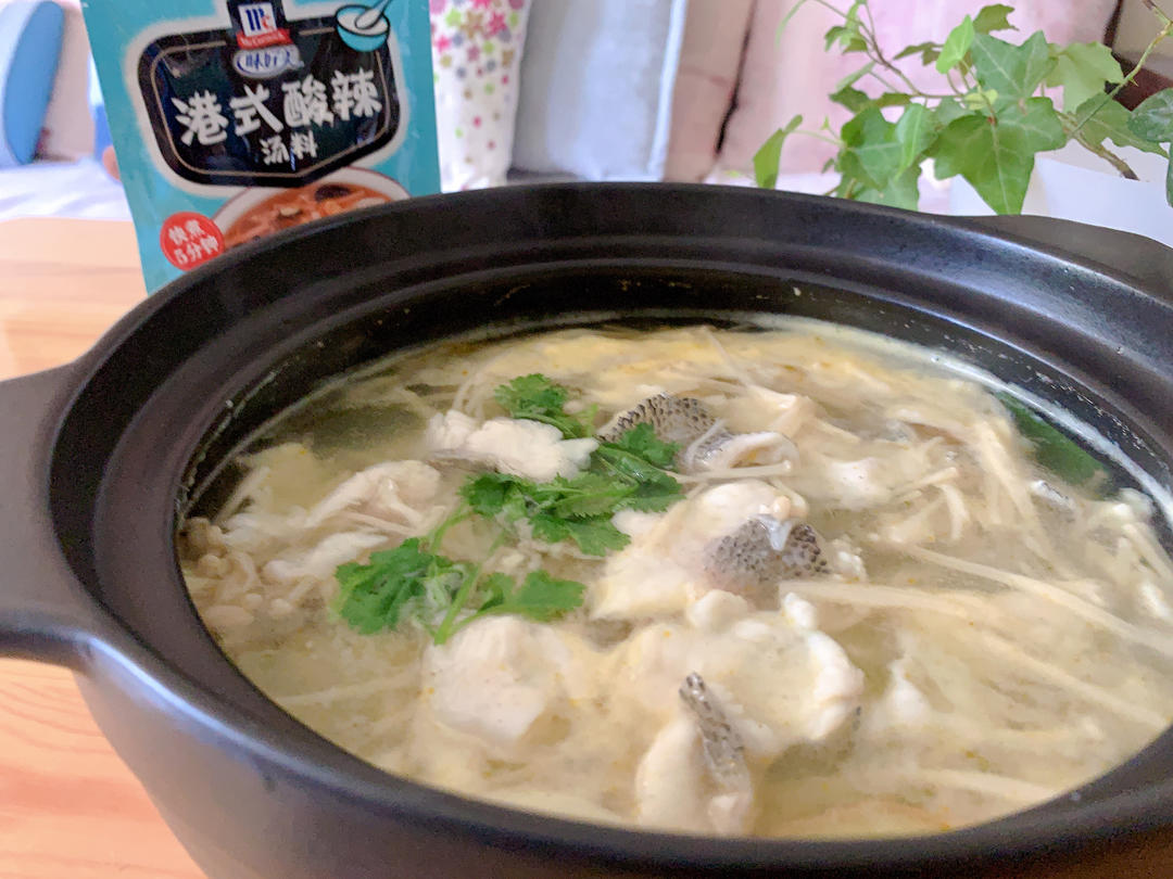 酸辣鱼片汤的做法