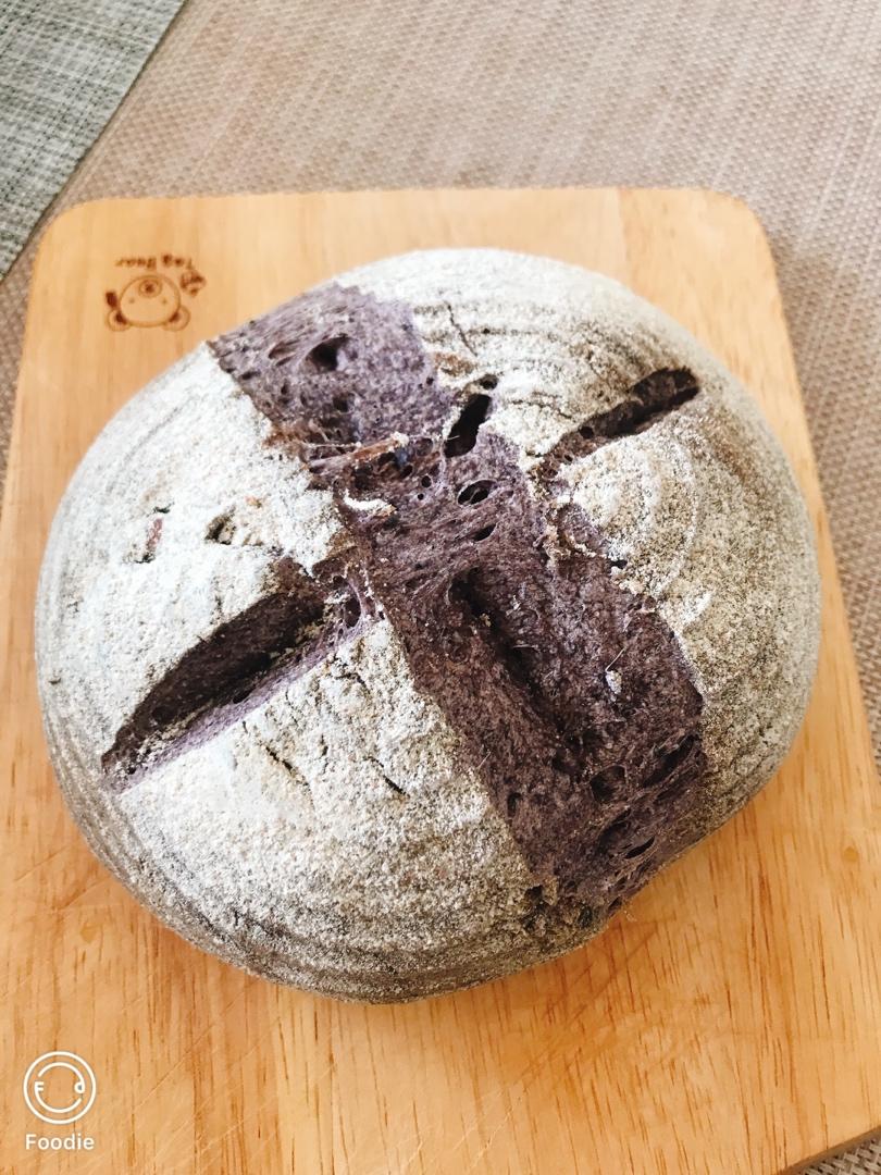 懒总铸铁锅版健身减肥必吃的【真·全麦朗姆酒葡萄核桃欧包】