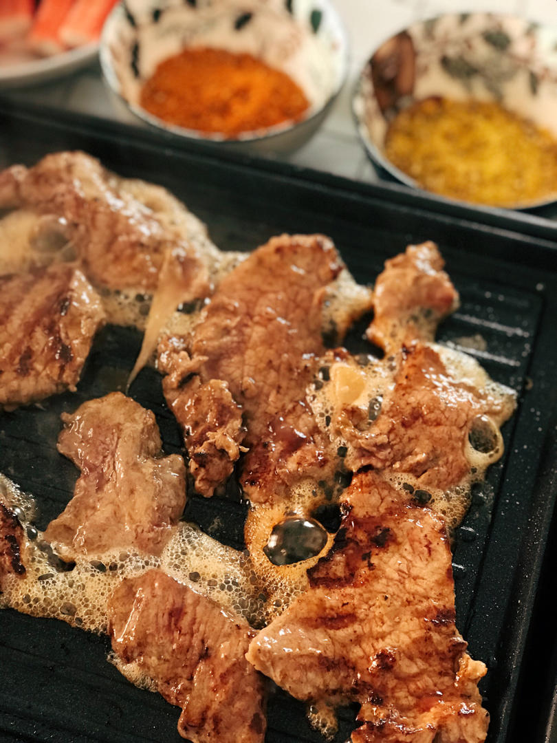 「正宗韩式烤肉」调味牛肉的腌制秘诀