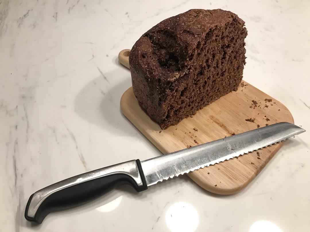 可可全麦面包（东菱T09G面包机）